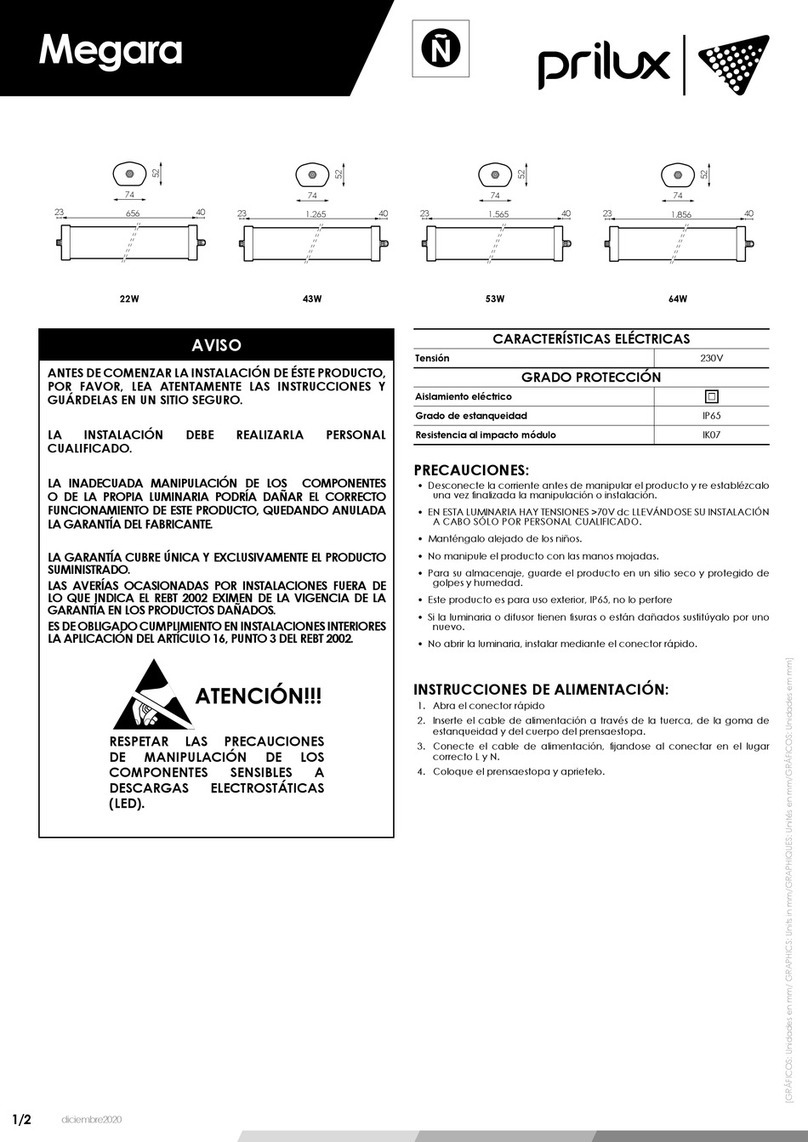Prilux Megara User manual Prilux Megara User manual