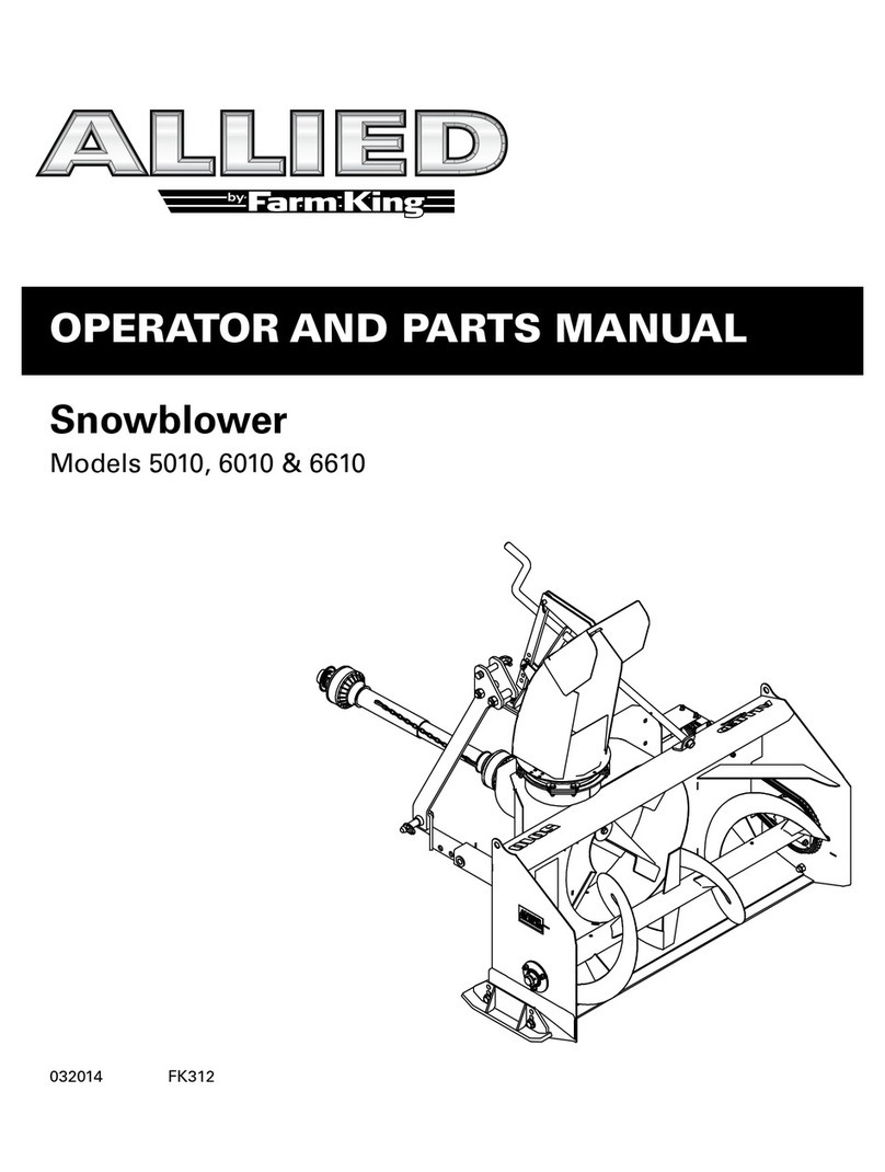 Farm King ALLIED 5010 Operator and parts manual