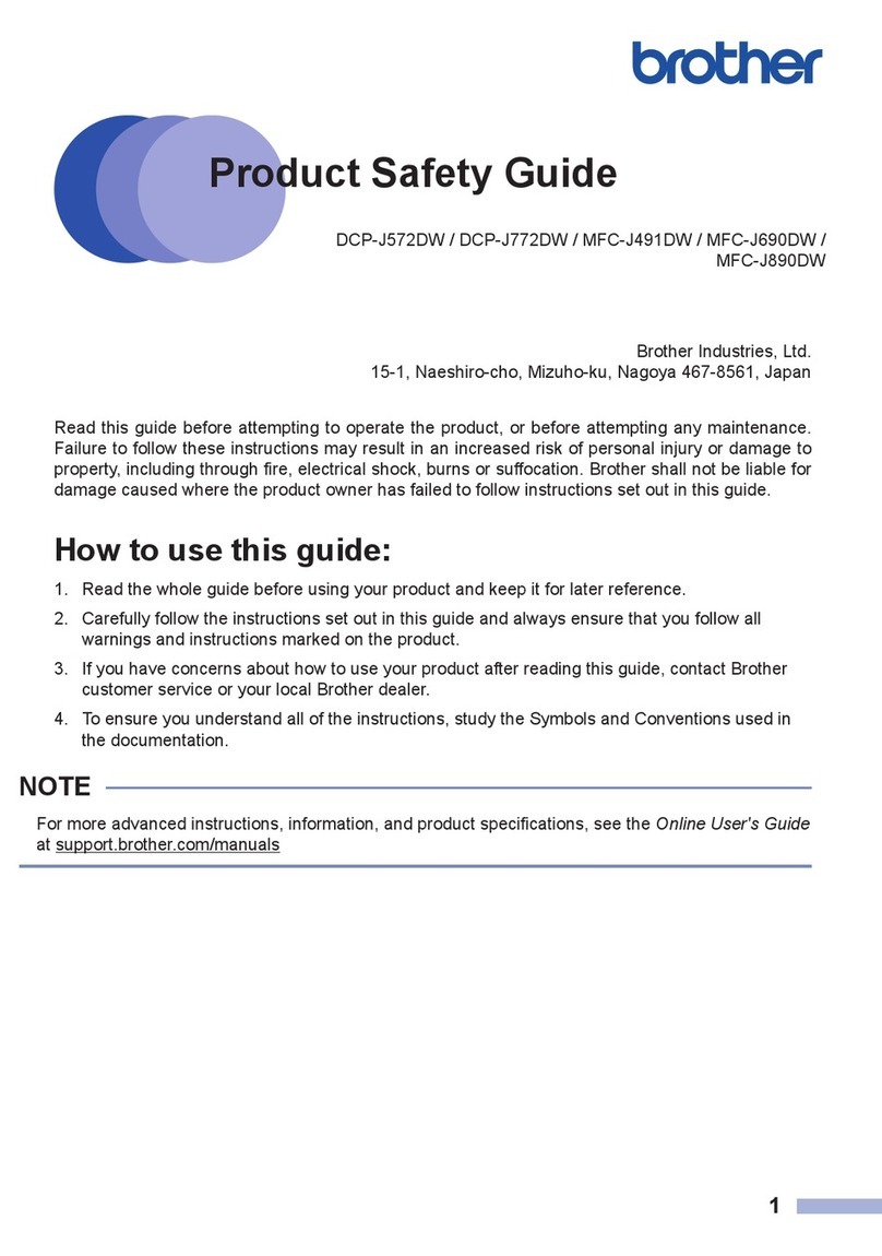 Brother DCP-J572DW Operating manual Brother DCP-J572DW Operating manual