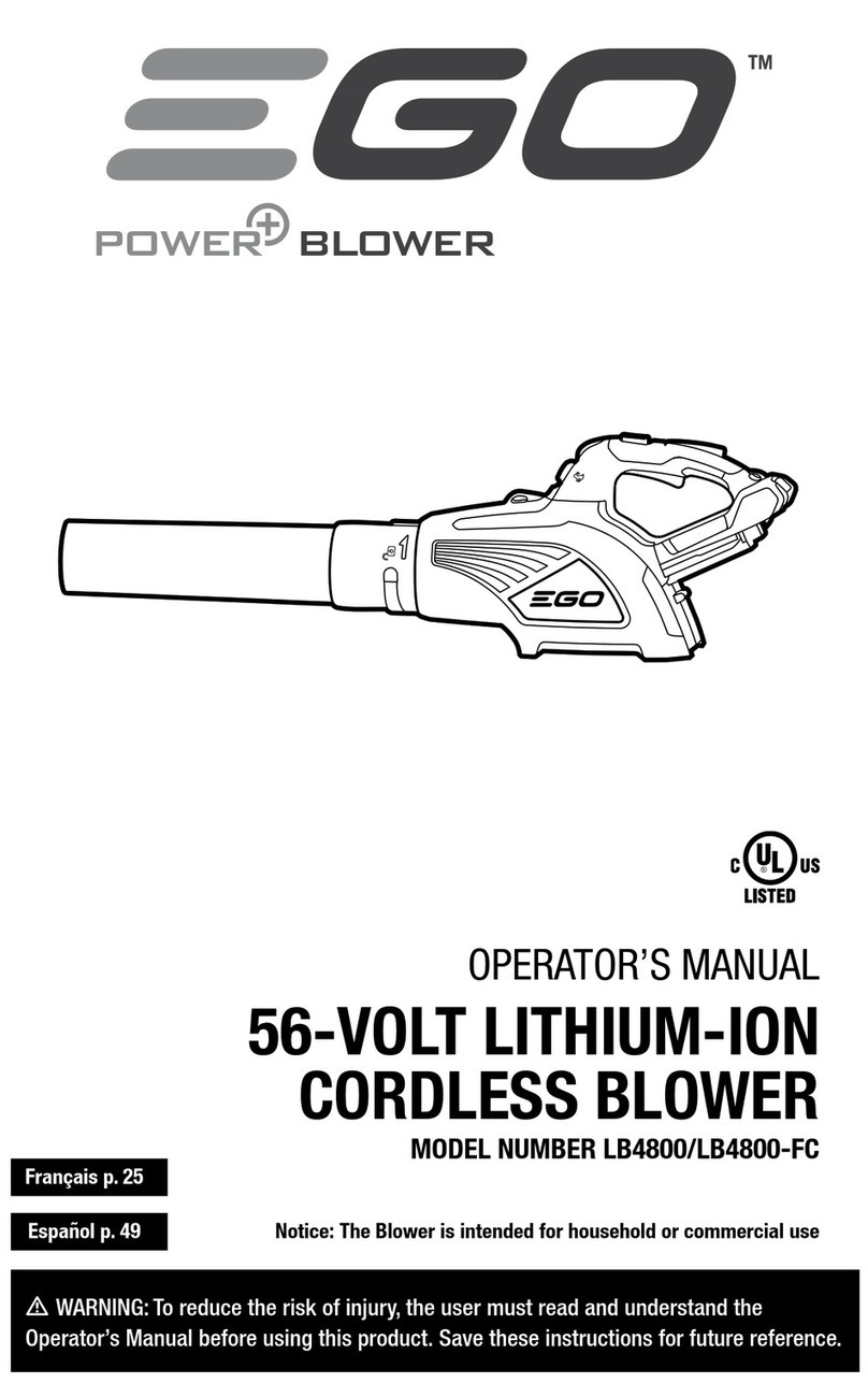 Ego Power+ LB4800-FC Operator's manual