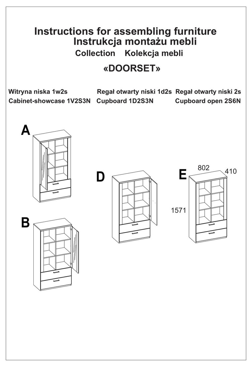 agatameble DOORSET 1V2S3N User manual