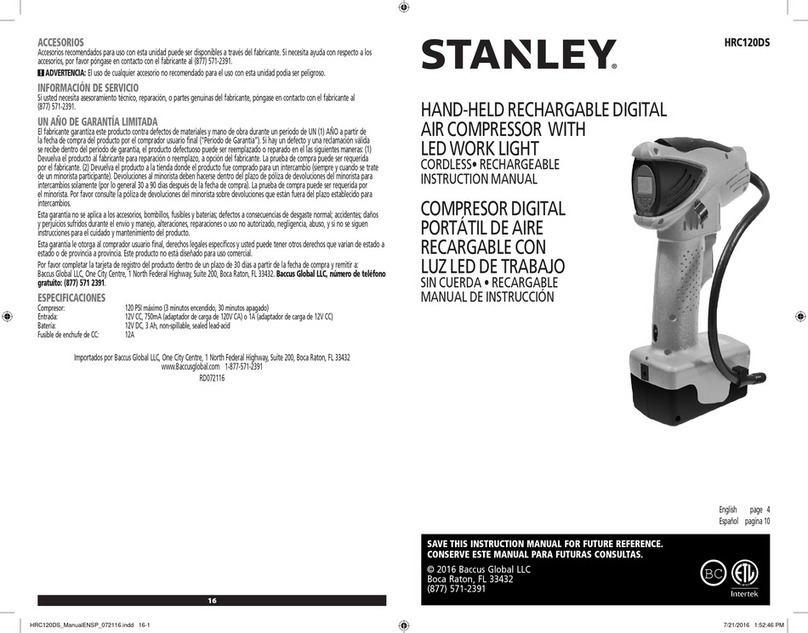 Stanley HRC120DS instruction manual Stanley HRC120DS instruction manual