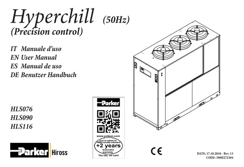 Parker Hiross Hyperchill HLS076 user manual