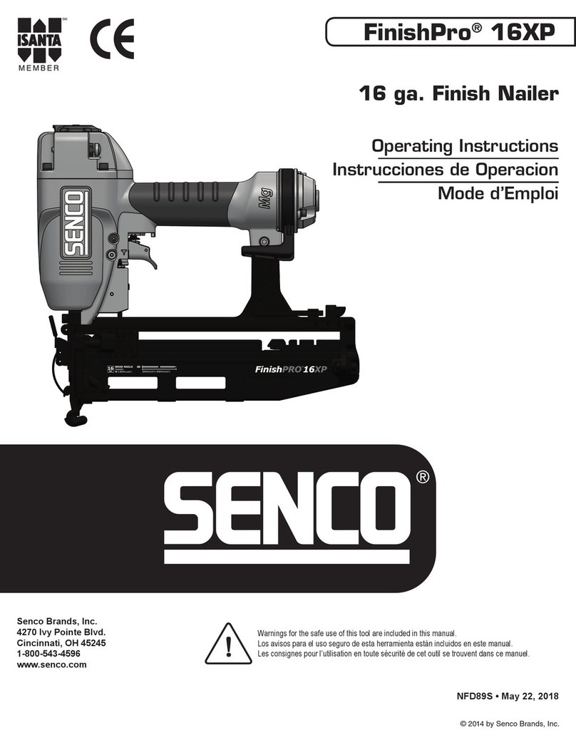 Senco FinishPro 16XP User manual