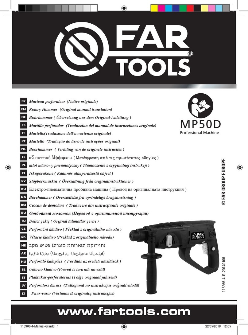 Far Tools MP50D Original manual translation