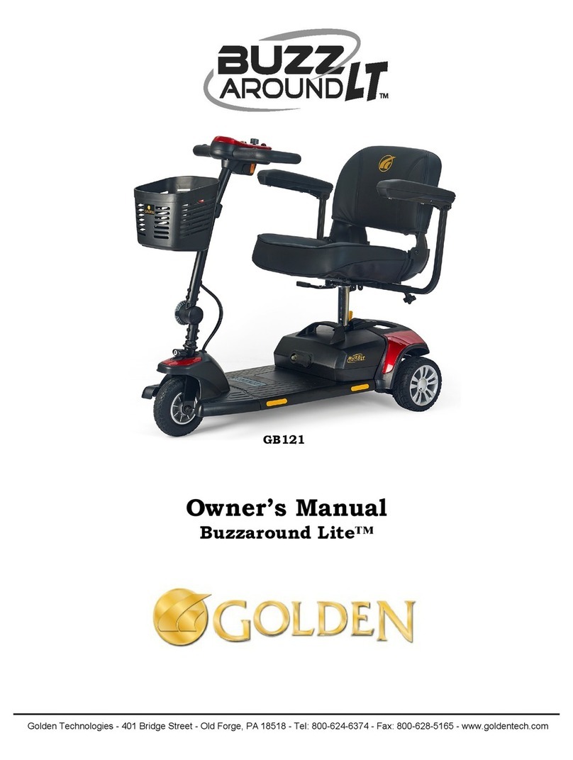 Golden Technologies Buzzaround Lite GB121 User manual Golden Technologies Buzzaround Lite GB121 User manual