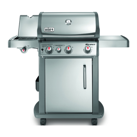 Weber Spirit E-330 User manual Weber Spirit E-330 User manual