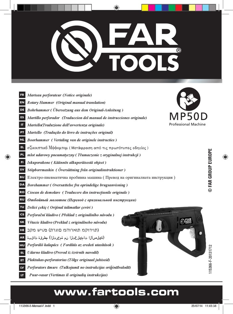 Far Tools MP50D Original manual translation