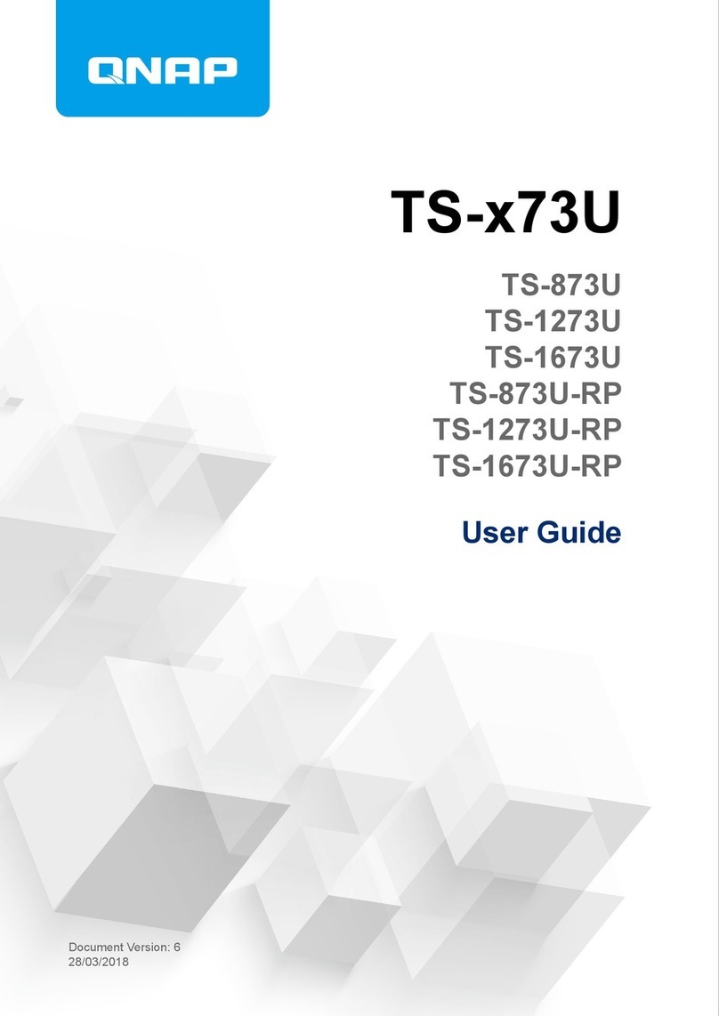 QNAP TS 73U Series User manual