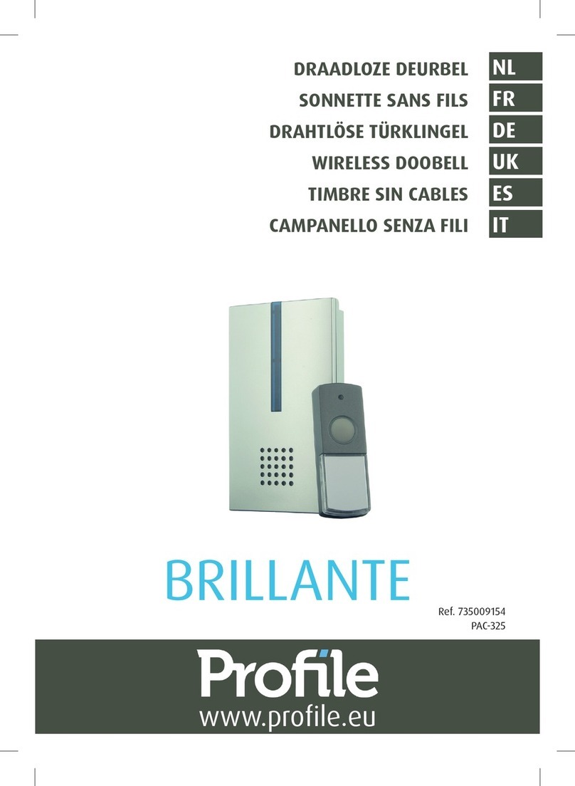 Profile BRILLANTE PAC-325 manual