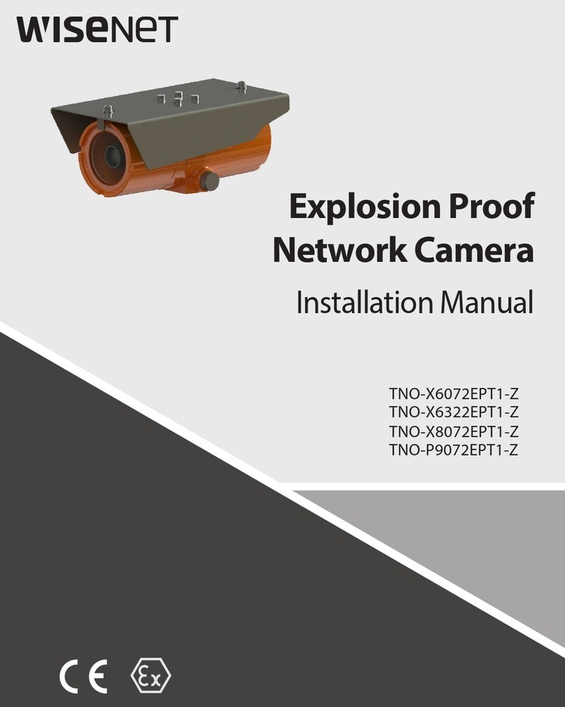 Wisenet TNO-P9072EPT1-Z installation manual