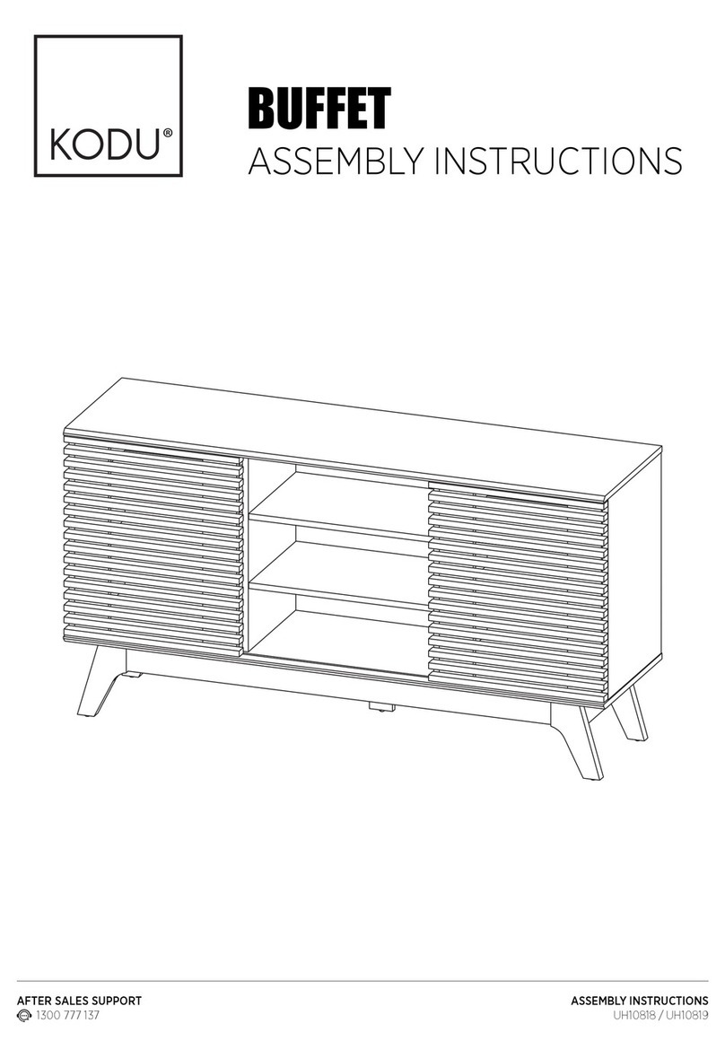 KODU BUFFET UH10818 Assembly instructions