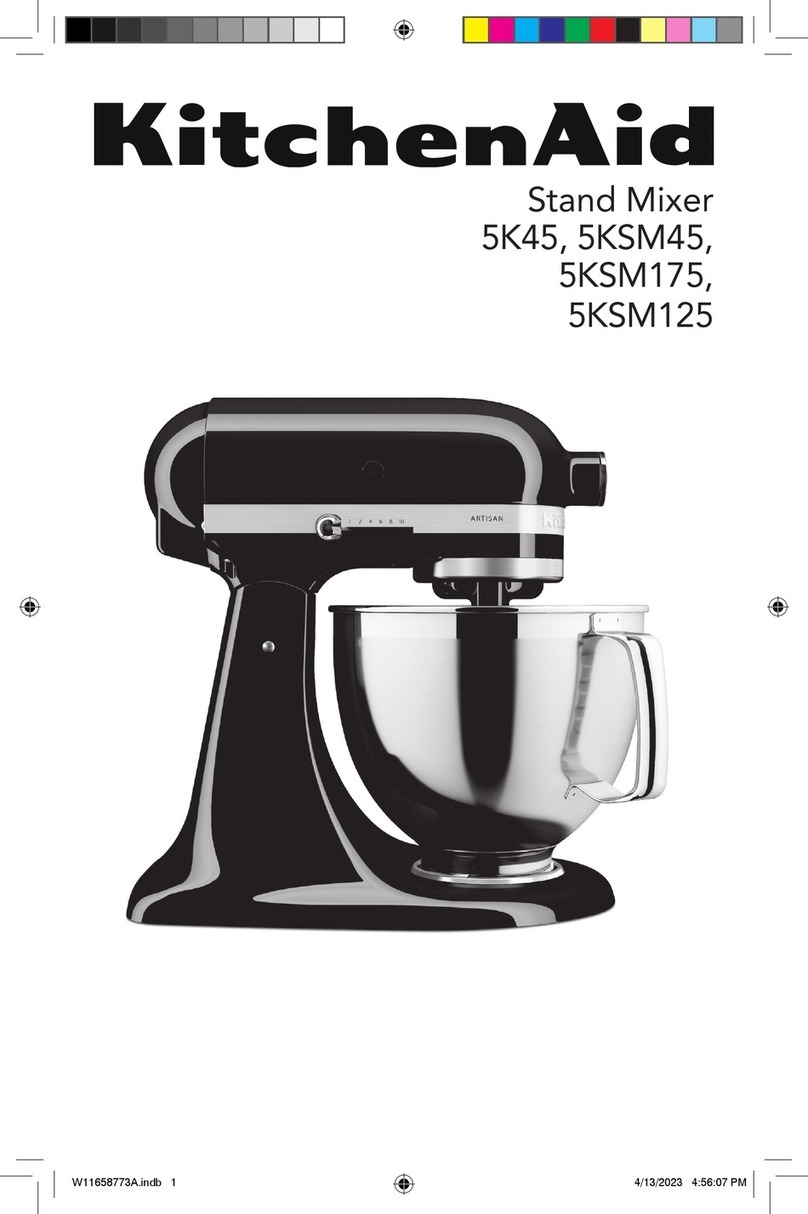 KitchenAid 5K45 Series User manual