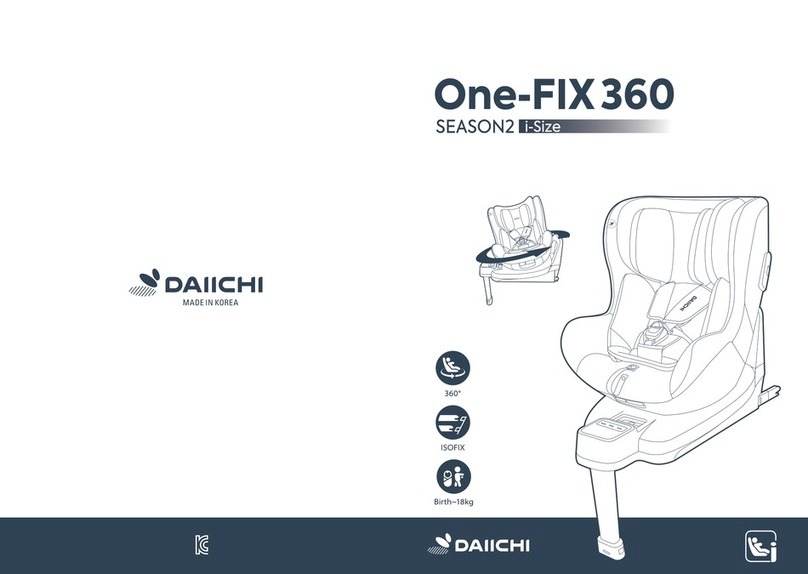 DAIICHI One-FIX 360 SEASON2 i-Size user manual