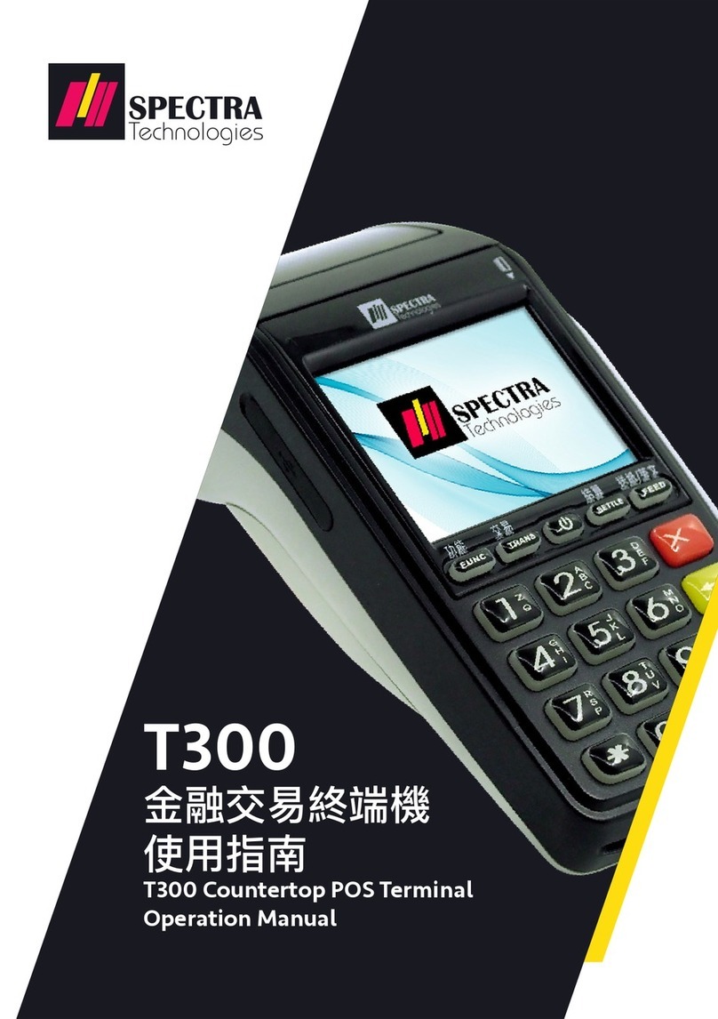 Spectra T300 Operation manual