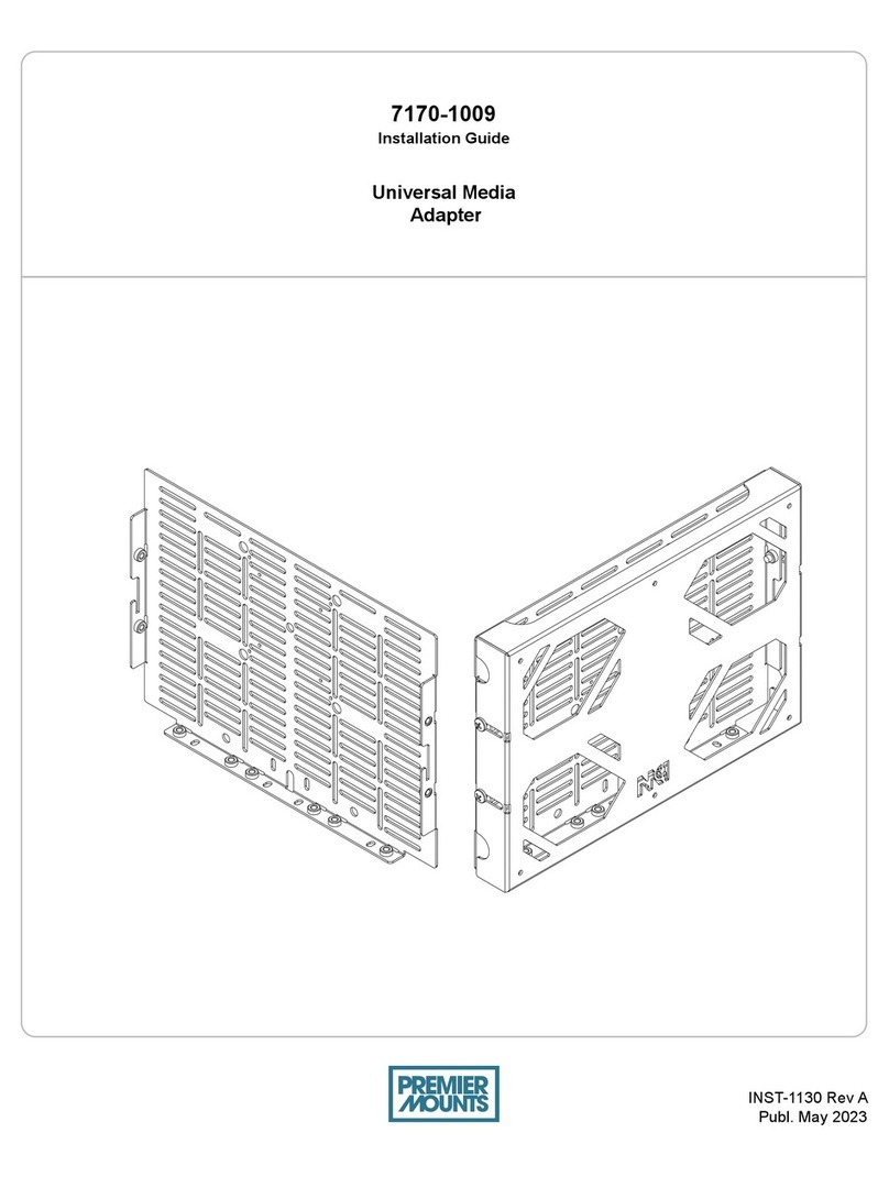 Premier Mounts 7170-1009 installation guide