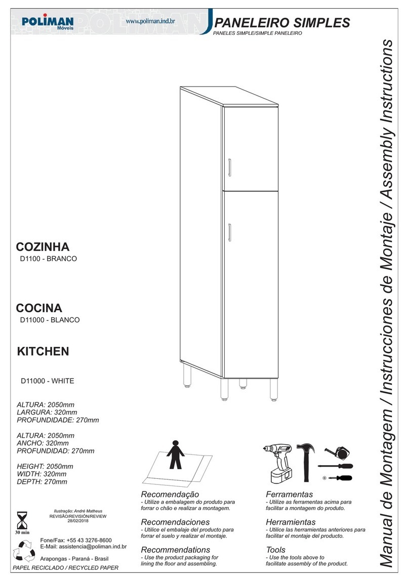 Poliman D1100 Assembly instructions