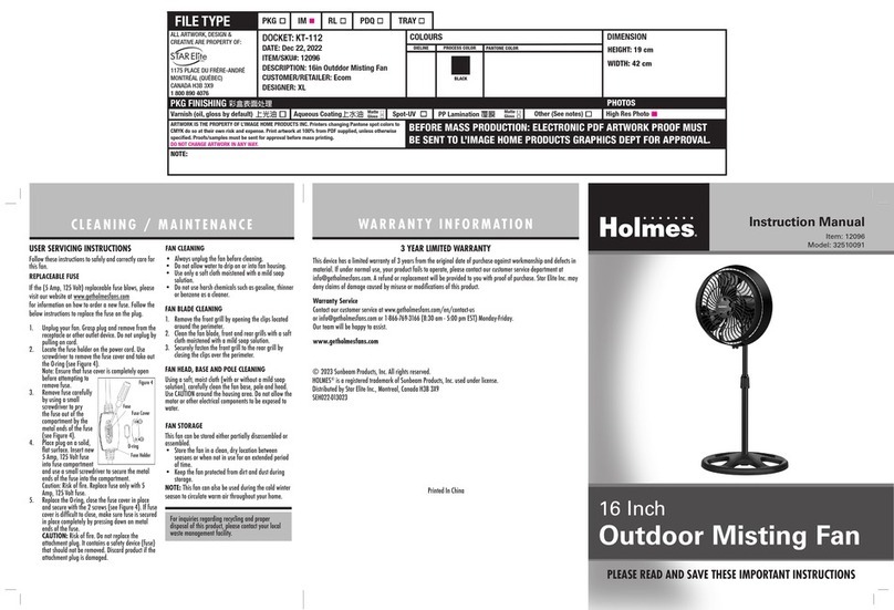 Holmes 32510091 instruction manual