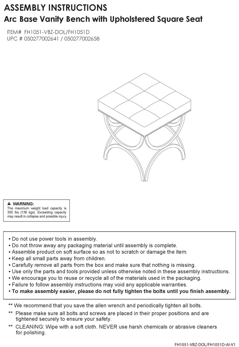 HOMEDEPOT FH1051-VBZ-DOL Assembly instructions HOMEDEPOT FH1051-VBZ-DOL Assembly instructions