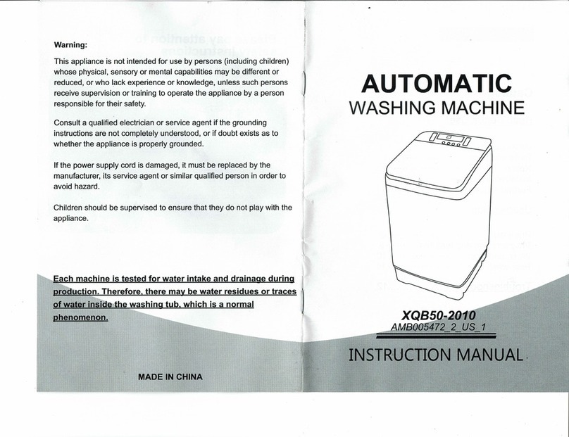 Nictemaw XQB50-2010 instruction manual