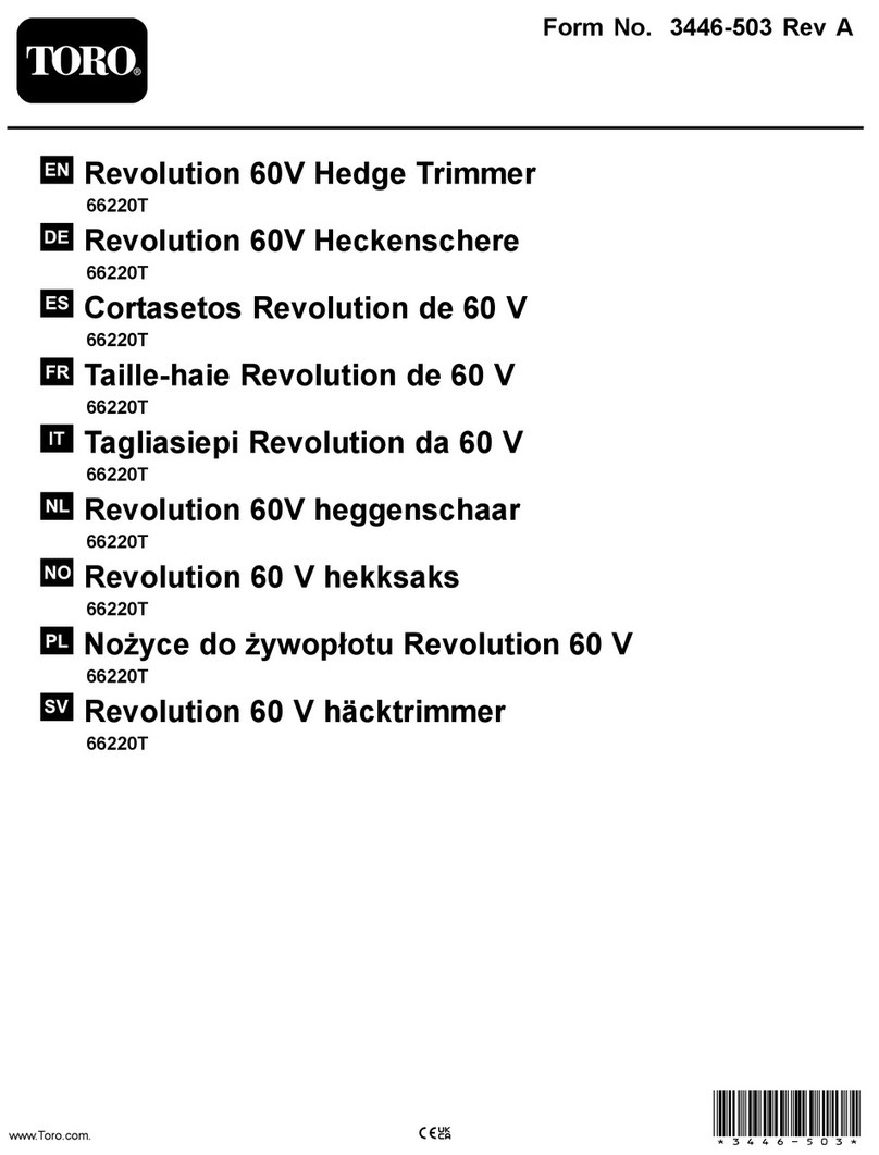 Toro 66220T User manual