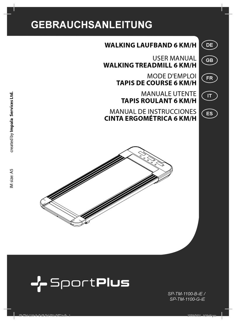 Sportplus SP-TM-1100-B-iE user manual