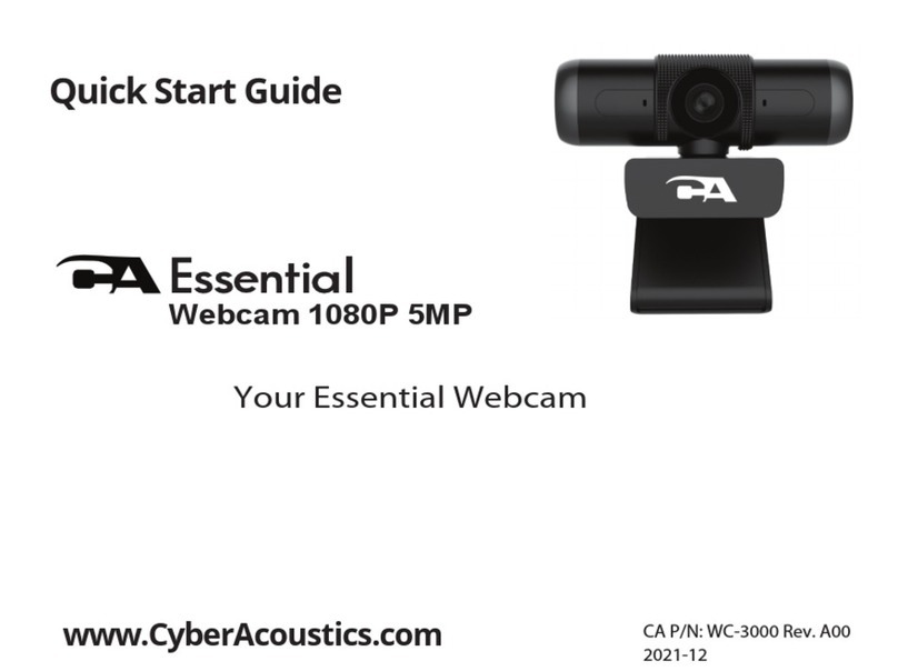 Cyber Acoustics Essential WC-3000 quick start guide