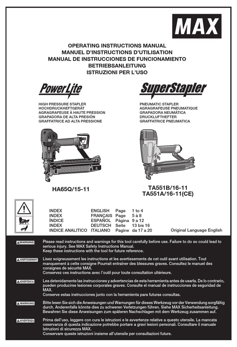 Max PowerLite HA65Q/15-11 Instruction Manual