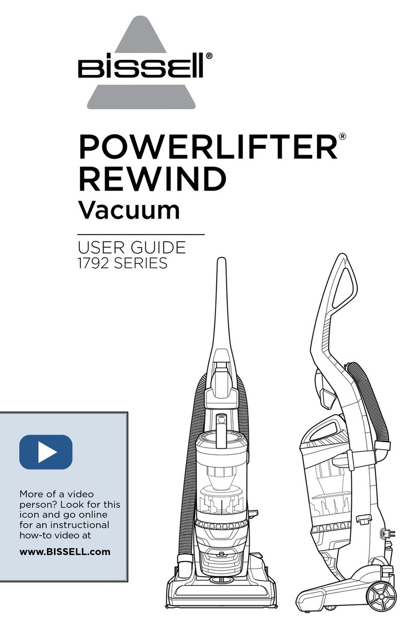 Bissell PowerLifter Rewind 1792 Series user guide