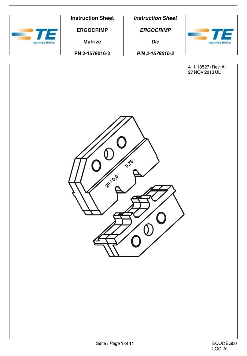 TE Connectivity ERGOCRIMP 2-1579016-2 User manual