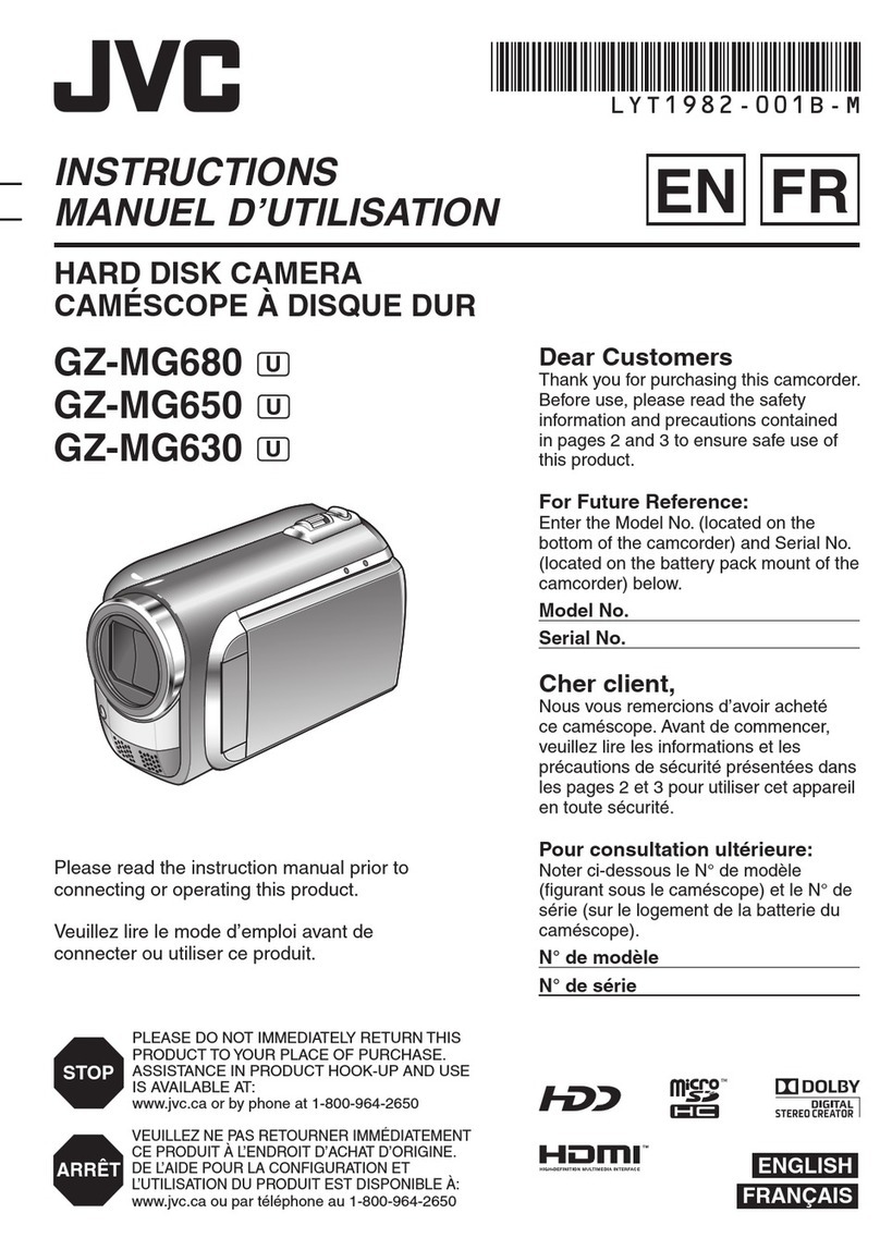 JVC GZ-MG650 User manual