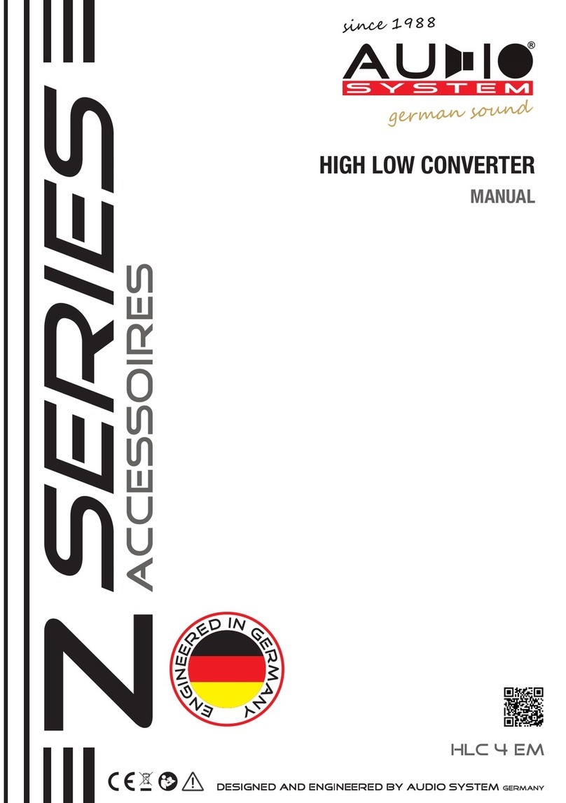 Audiosystem HLC 4 EM manual