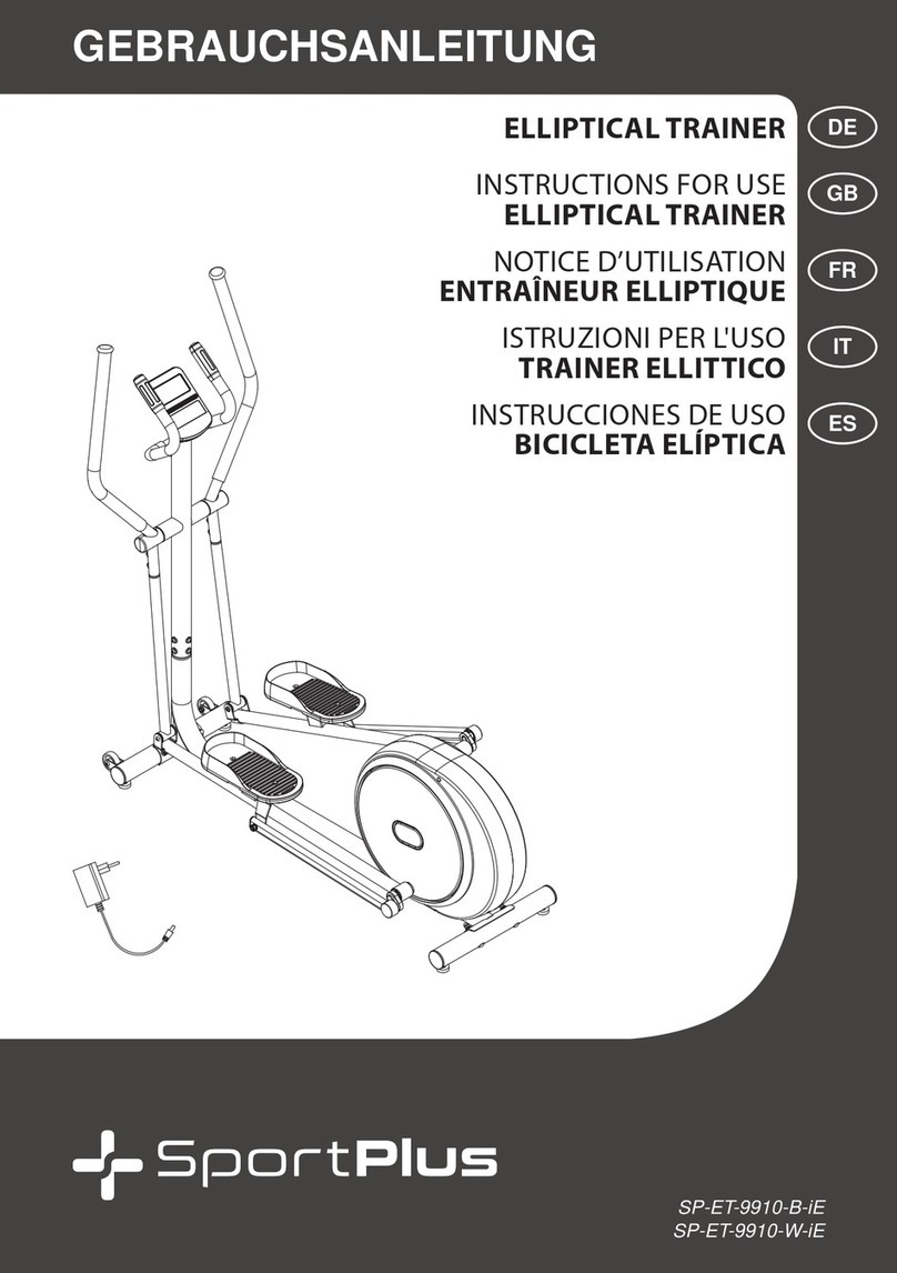 Sportplus SP-ET-9910-B-iE Instructions for use Sportplus SP-ET-9910-B-iE Instructions for use