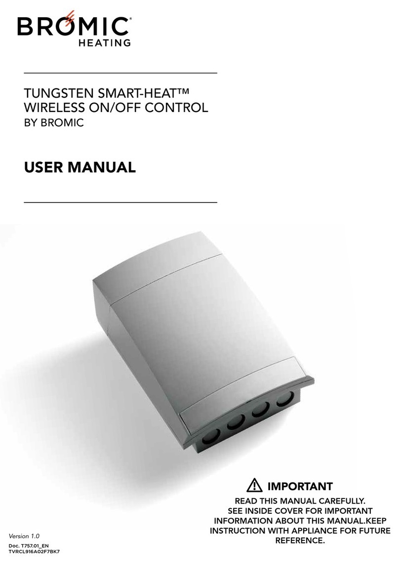 Bromic Heating TUNGSTEN SMART-HEAT BH3130010-2 user manual