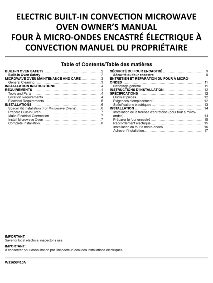 Jenn-Air JMC2427LL owner's manual