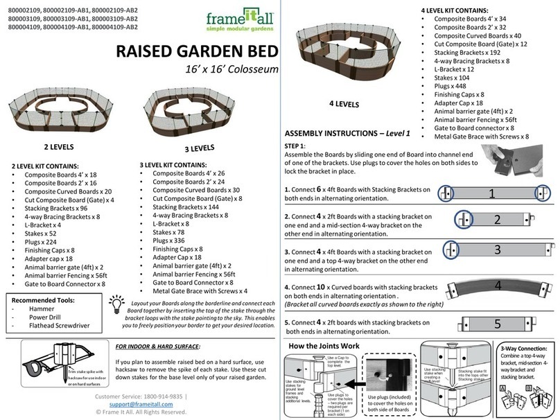 FRAME IT ALL Colosseum 800002109 User manual
