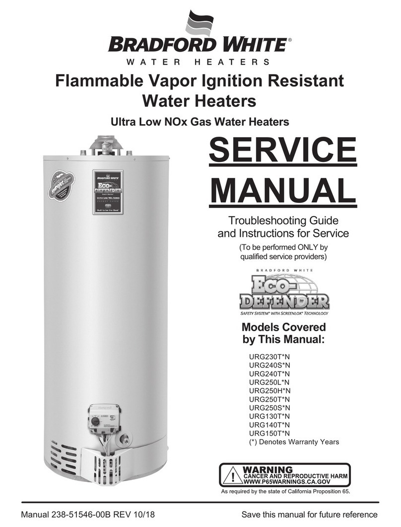 Bradford White ECO-DEFENDER Series Service manual