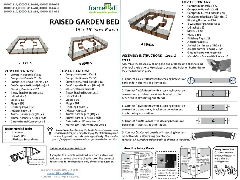FRAME IT ALL Inner Roboto 800002114 User manual