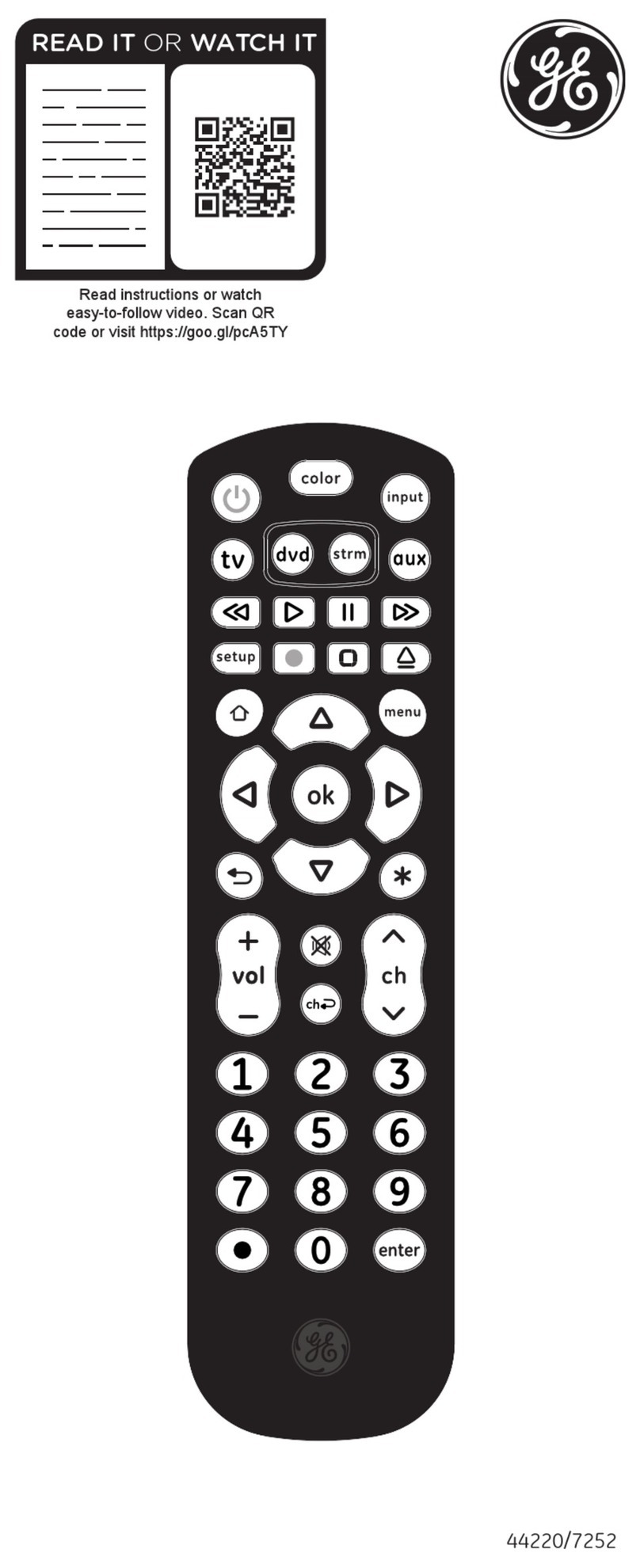 GE UltraPro 44220 User manual