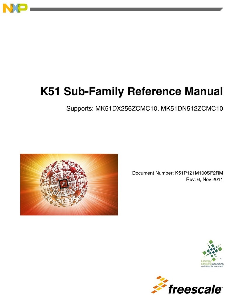 NXP Semiconductors freescale K51 Series User manual NXP Semiconductors freescale K51 Series User manual