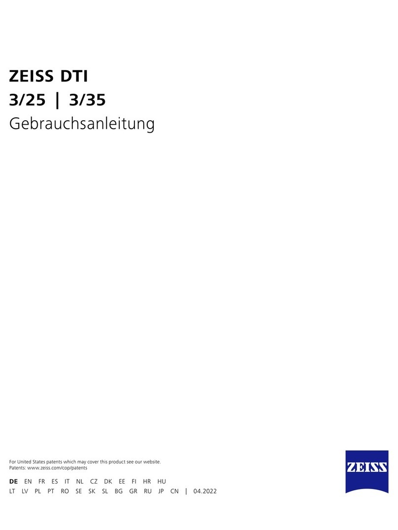 Zeiss DTI 3/25 user manual