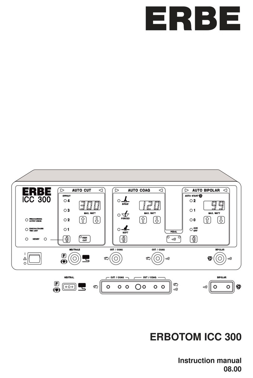 Erbe ERBOTOM ICC 300 User manual Erbe ERBOTOM ICC 300 User manual