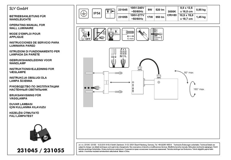 SLV 231045 User manual