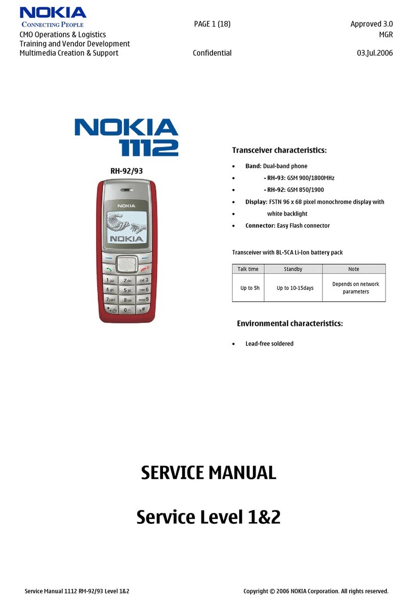 Nokia RH-92 Service manual