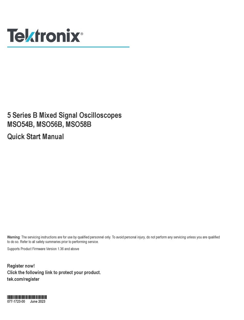 Tektronix MSO56B Quick start manual