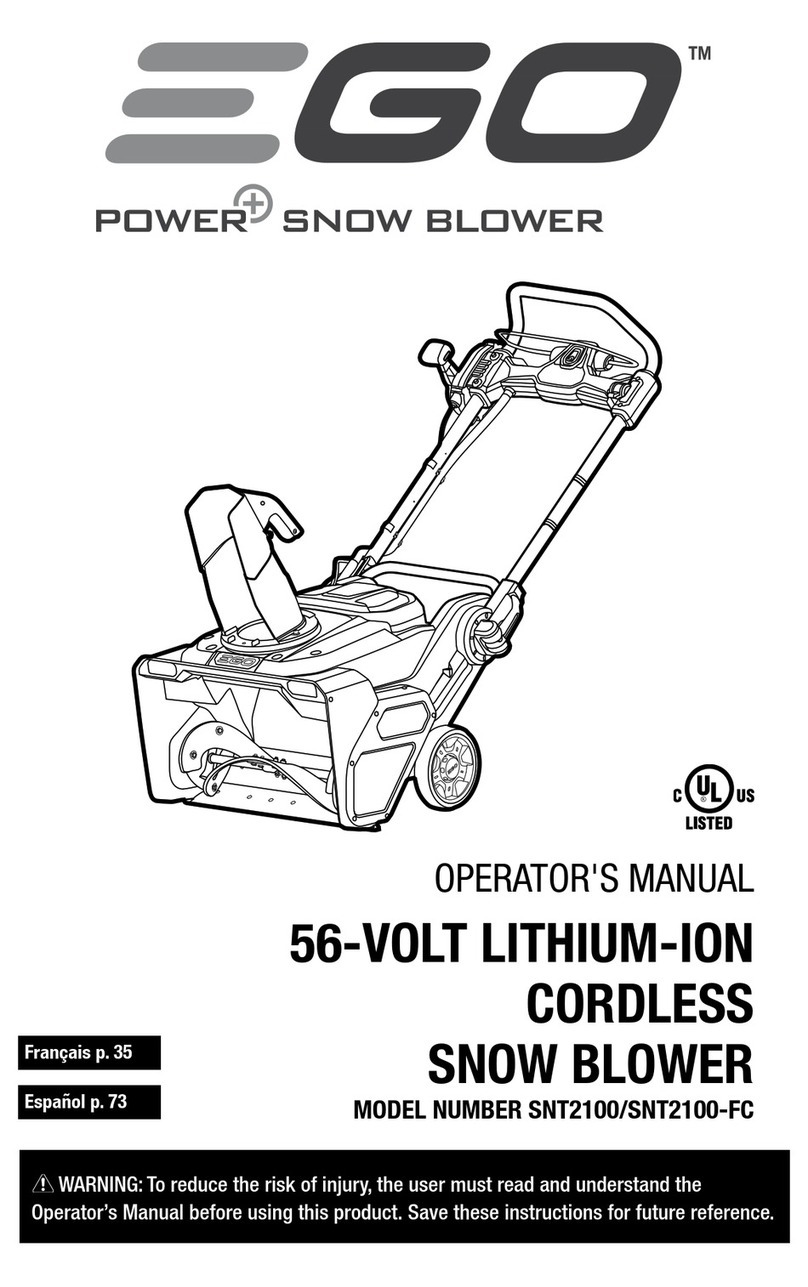 EGO SNT2100-FC User manual