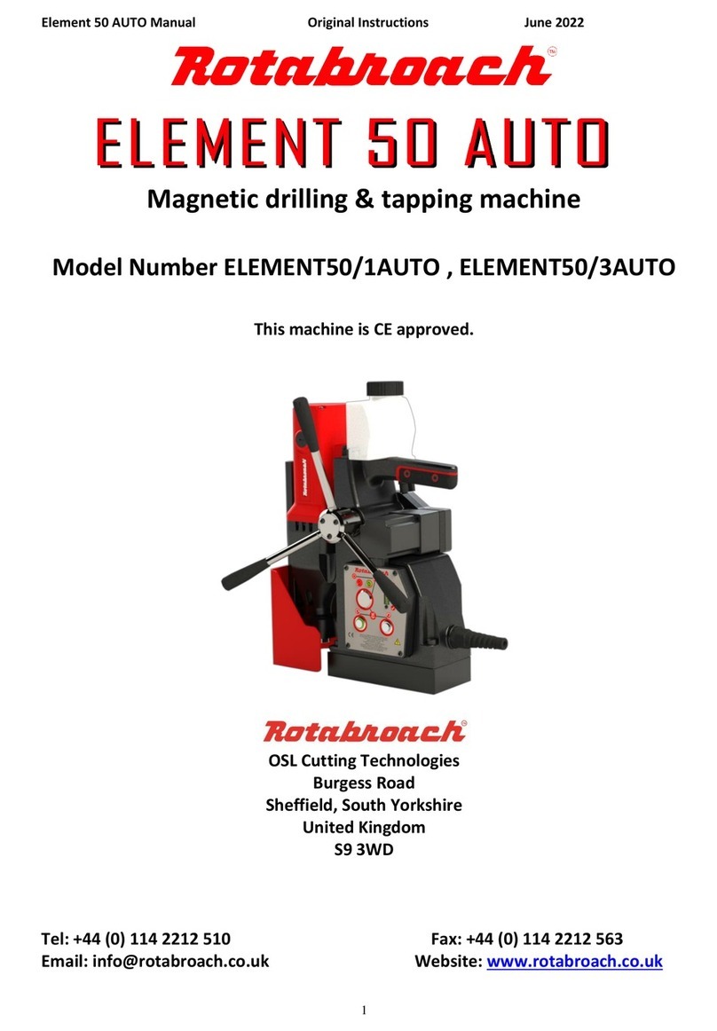 Rotabroach ELEMENT 50 AUTO manual