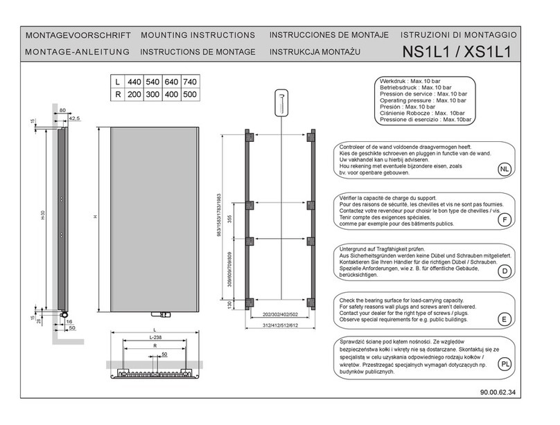 Vasco NS2L1 Mounting instructions