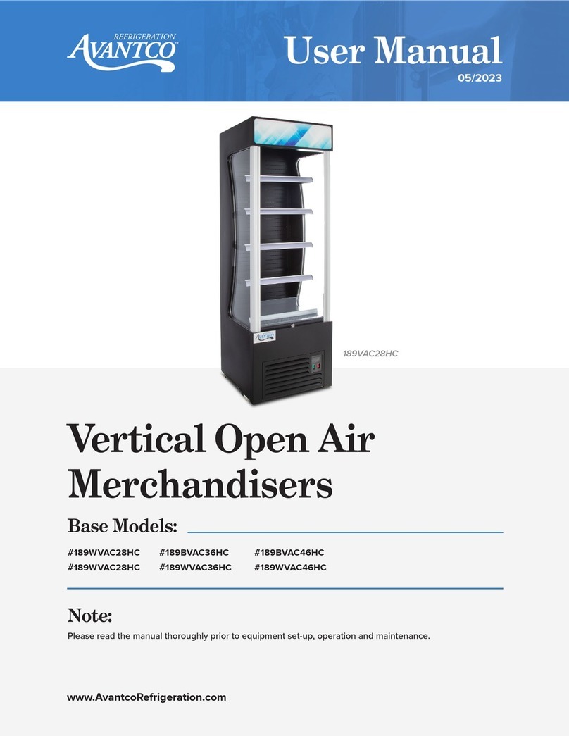 Avantco 189WVAC28HC user manual