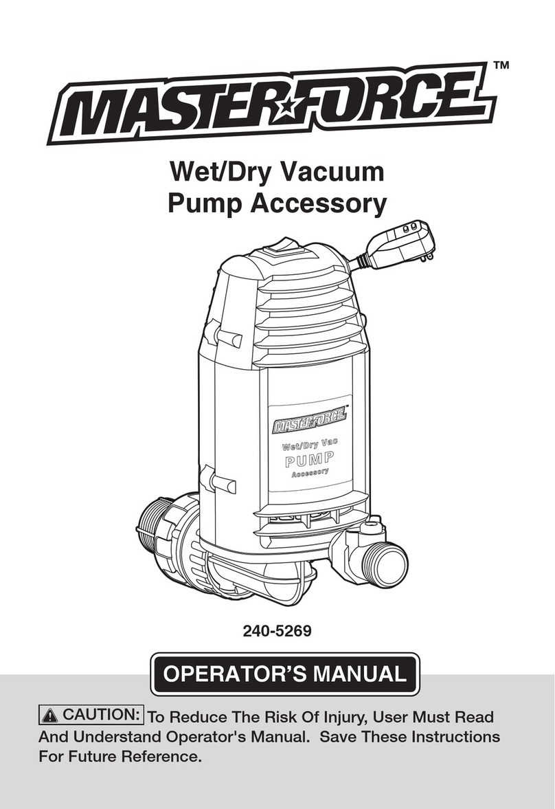MasterForce 240-5269 Operator's manual